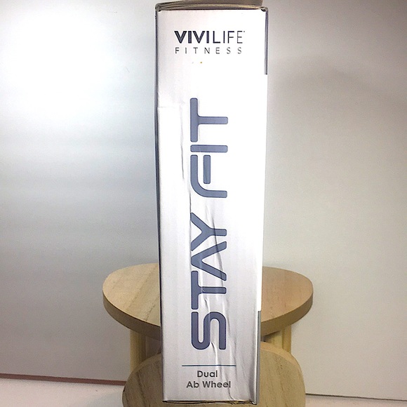 NEW VIVILIFE FITNESS DUAL AB WHEEL STAY FIT - Picture 3 of 6